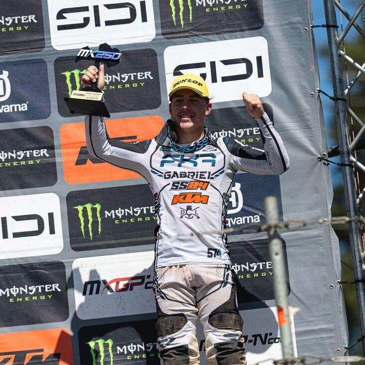 P3 finish voor Gyan Doensen op EMX250 in Letland