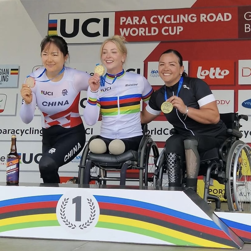 Chantal Haenen pakt goud op Time Trial World Cup Gistel