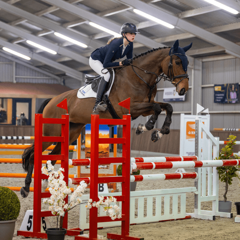 Gwen Warnar Limburgs Kampioen met It's Me van het Bergerhof Z