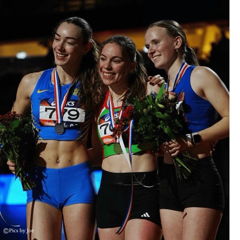 Bente Jacobs pakt goud op de 60m én 200m