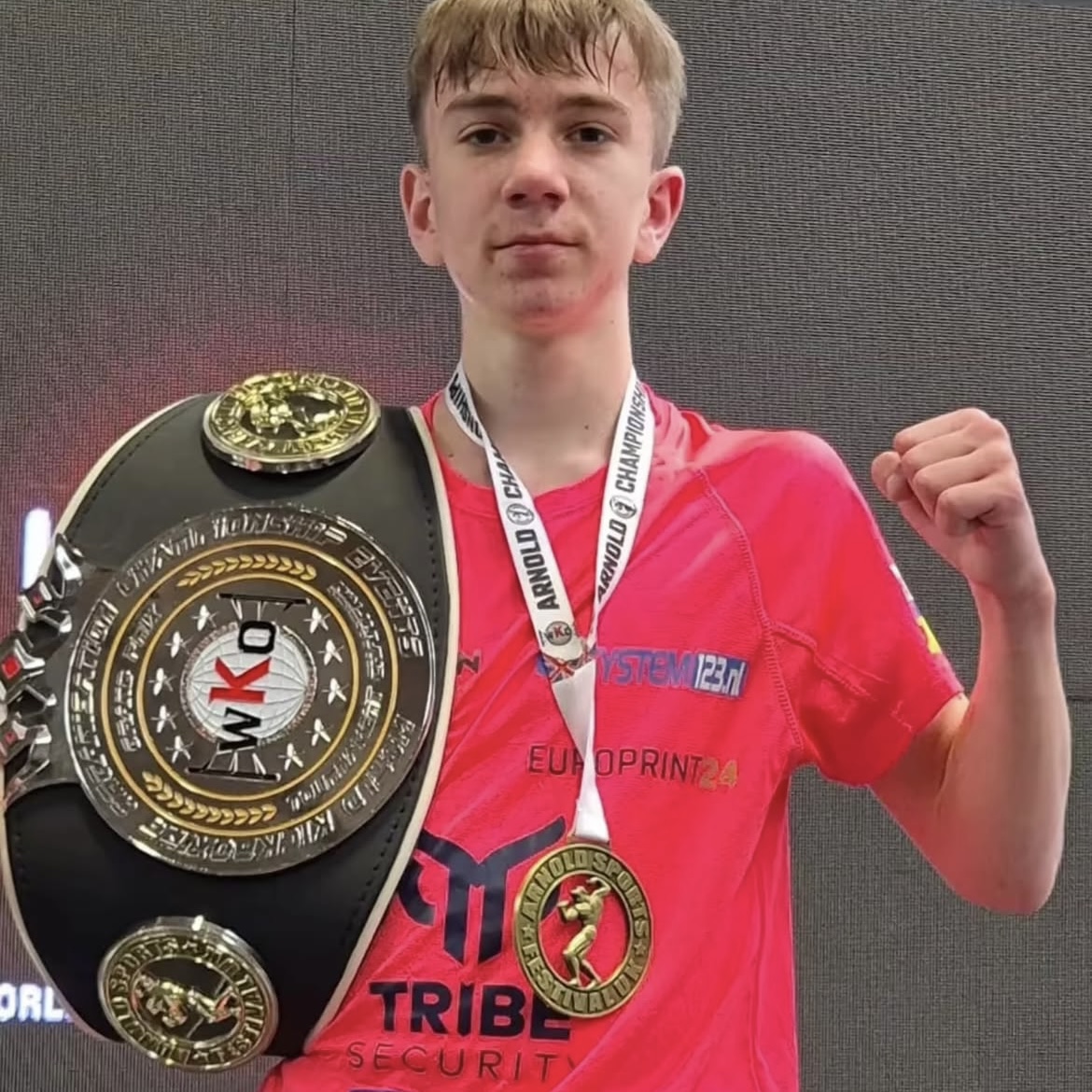 Riley Demarteau titelhouder WKO Arnold Championships
