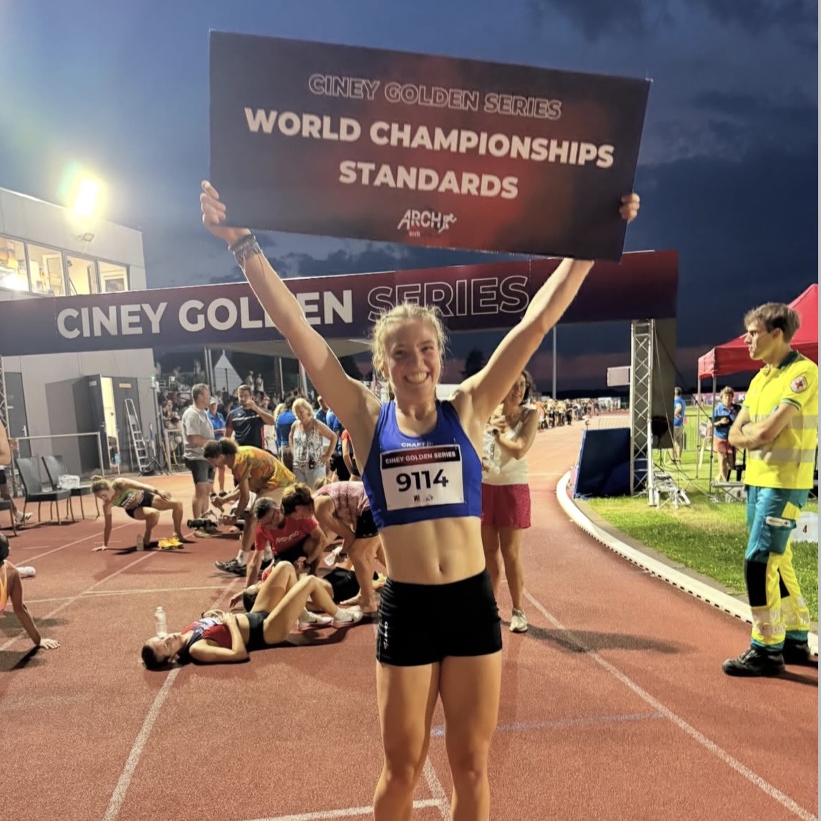 Kaate Mulders pakt zilver en rent de World Championship Standard 3000m