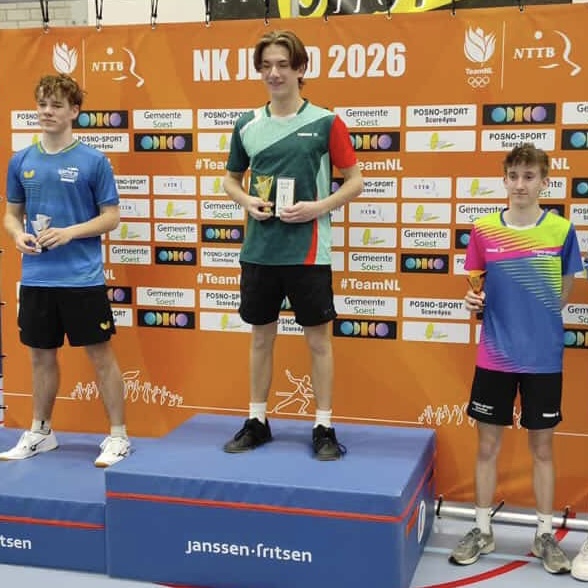 Een knappe prestatie van Kenji van Enckevort op het NK
