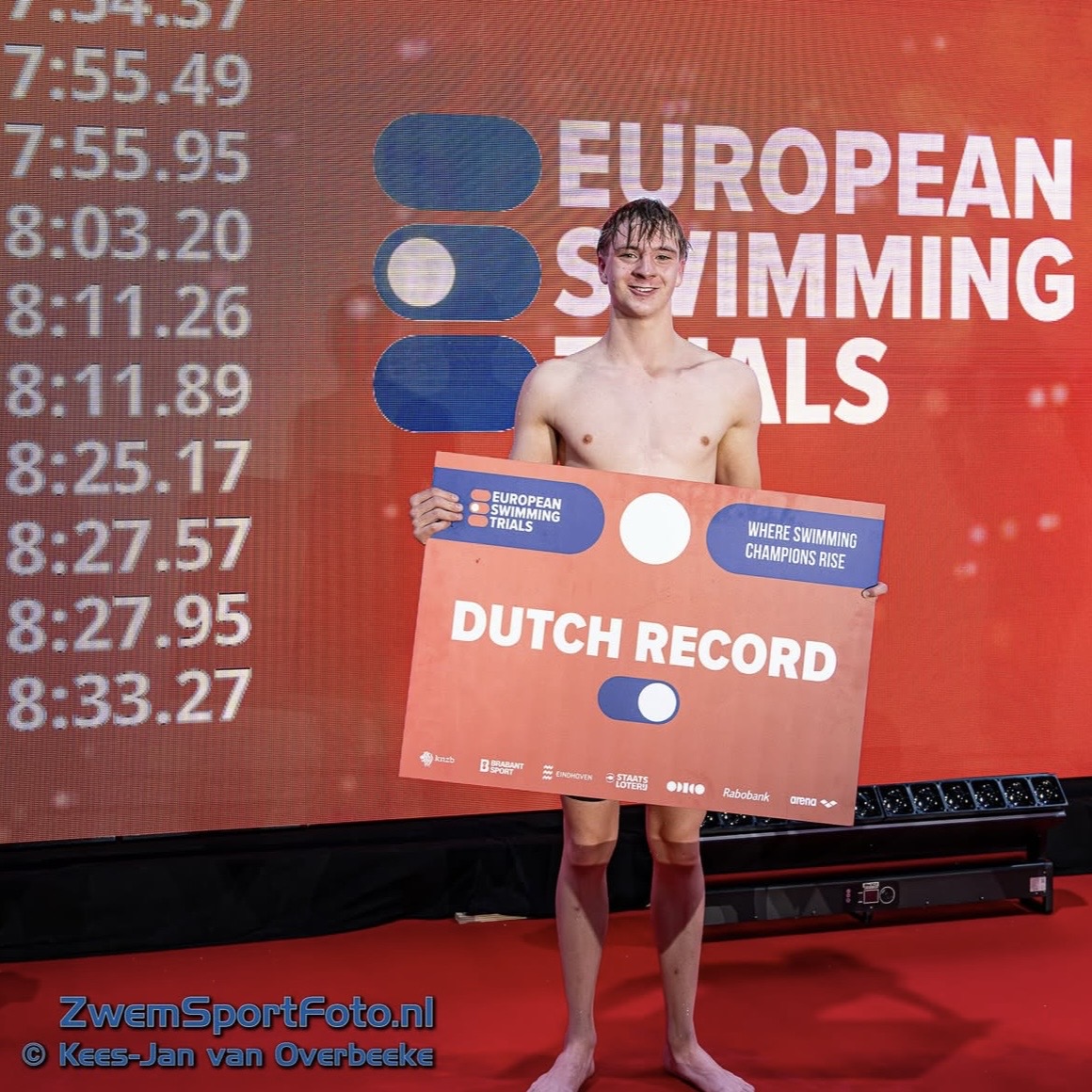 Martijn Nies dominieert het NK lange baan met 5 titels en een record