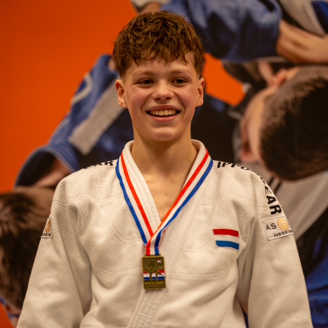 Milan Verstraeten 3e keer Nederlands Kampioen Judo