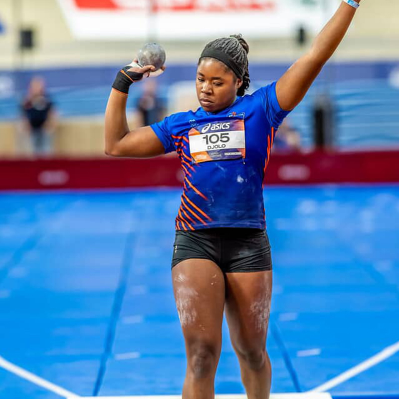 Brons voor Loren Djolo op NK Indoor kogelstoten